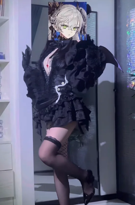 Фото Косплей Мелтрыллис к 10-летию Fate/Grand Order, женский костюм Fate, черное платье для Хэллоуина, женское готическое платье. №1