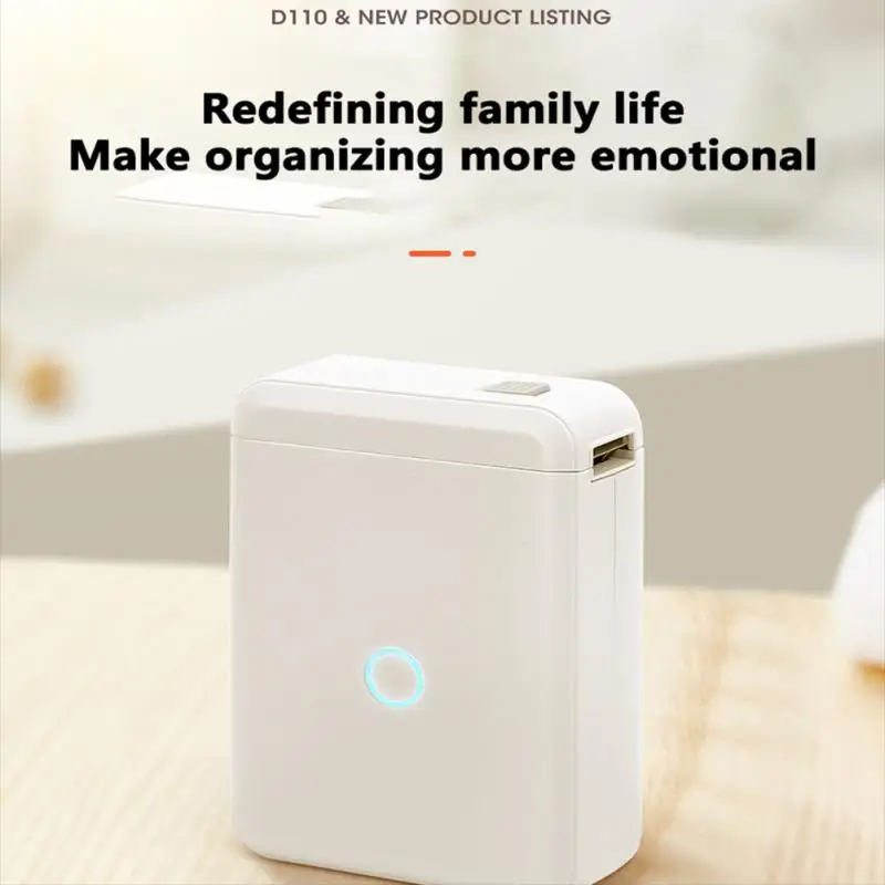 

Label Printer Home Label Machine D110 Ink-free Printing Sticker Label Machine 1pc Charging Is Faster 2023 New B.duck