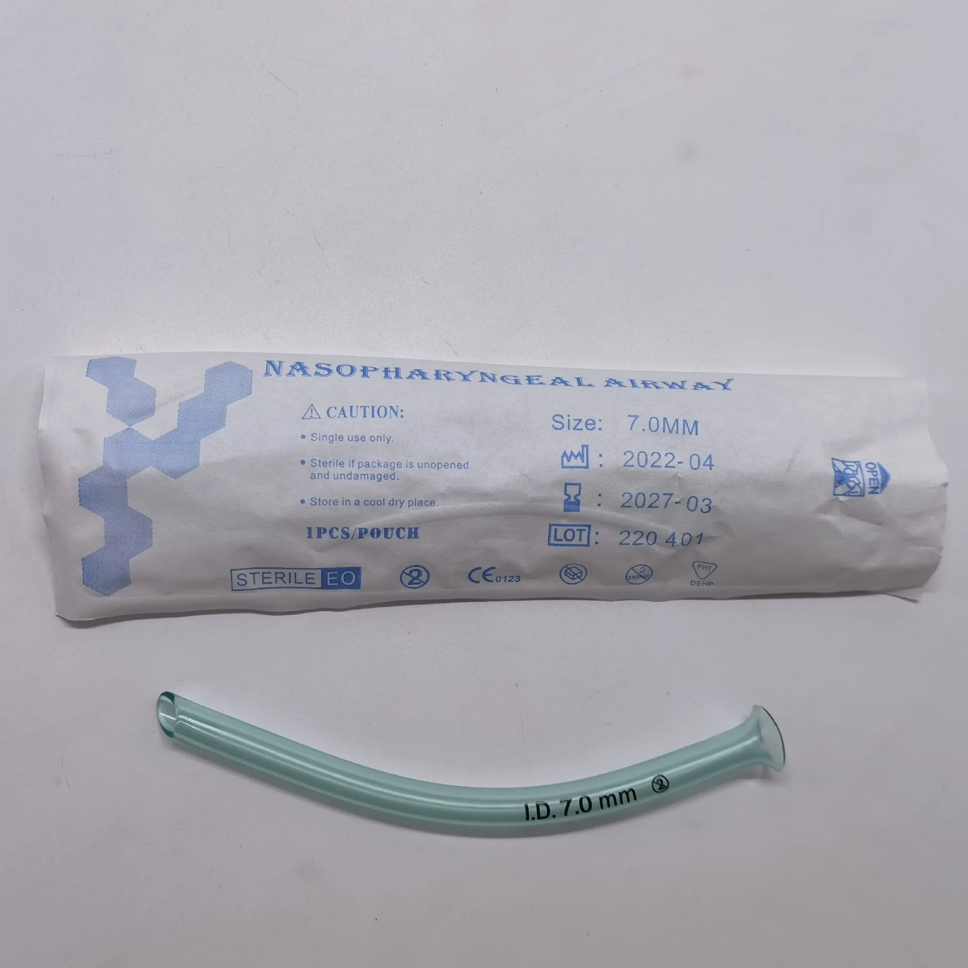 

7mm Disposable Nasopharyngeal Airways for Nasal Airway Management Soft PVC Latex Free NASAL AIRWAY Emergency First aid