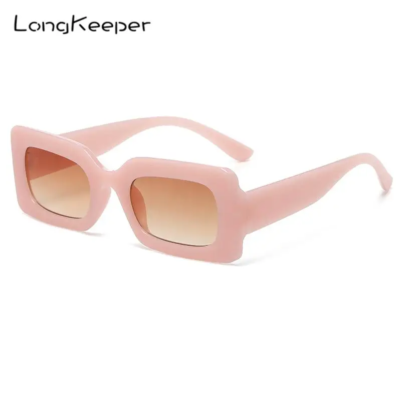 

2023 Luxury Small Rectangle Candy Color Shades Women's Sunglasses Transparent Square Sun Glasses Uv400 Eyewear Oculos De Sol