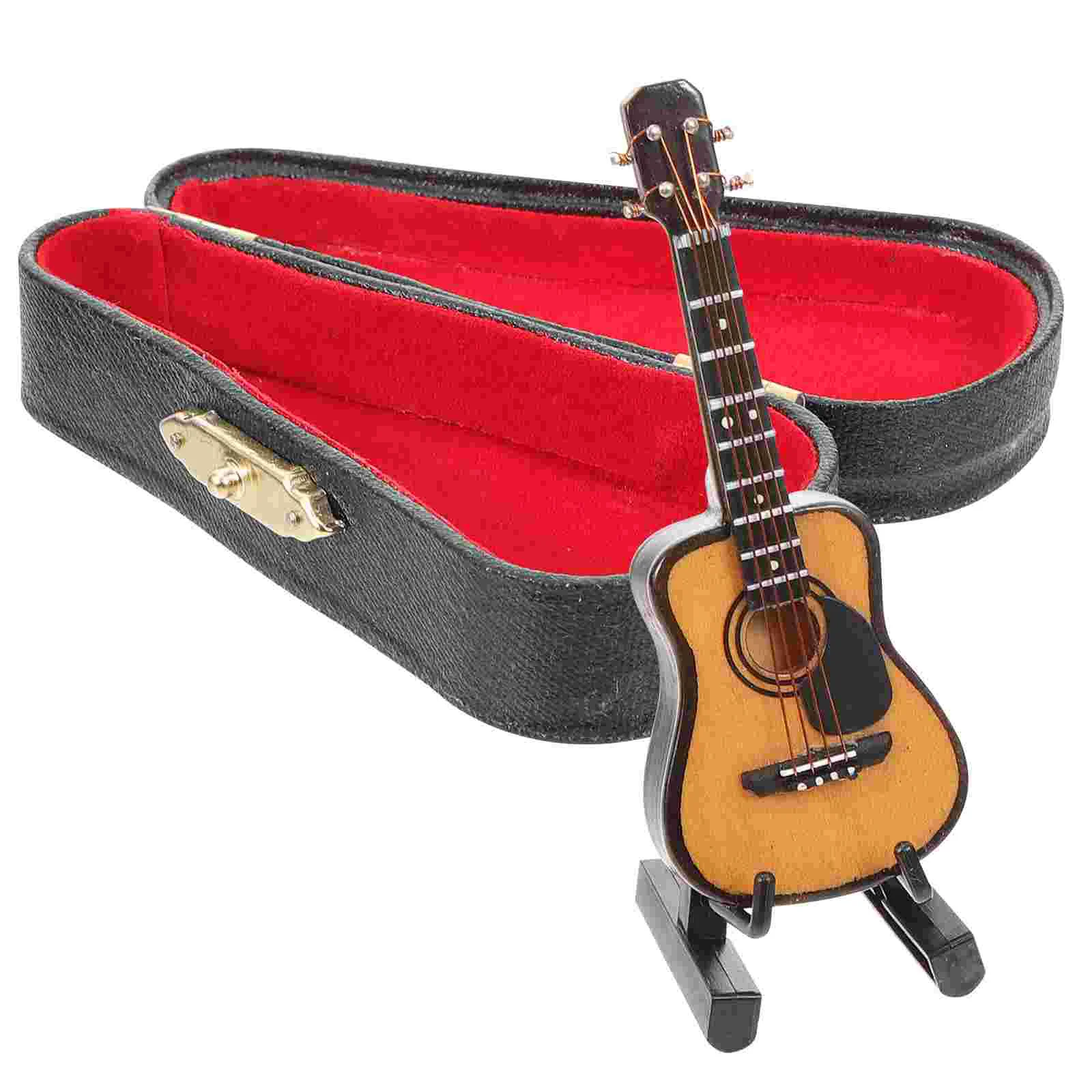 

Ukulele Guitar Model Kid Toy Toddler Wooden Toys Instrument Plaything Kids Music Simulation Early Education