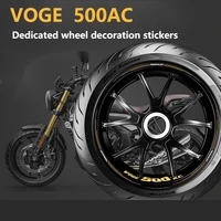 motorcycle wheel hub tire reflective damping letter waterproof sticker decal decoration and modification for loncin voge 500ac