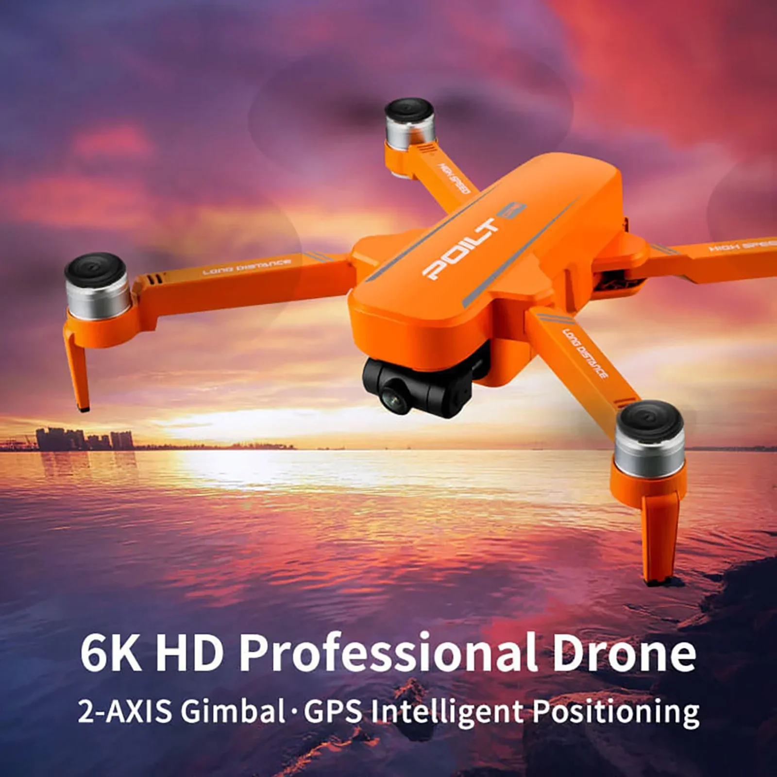 Фото Радиоуправляемый дрон Aether JJRC X17, камера 6K Ultra HD, 2-осевой стабилизированный подвес, квадрокоптер с оптическим позиционированием и функцией зависания на любой местности №1
