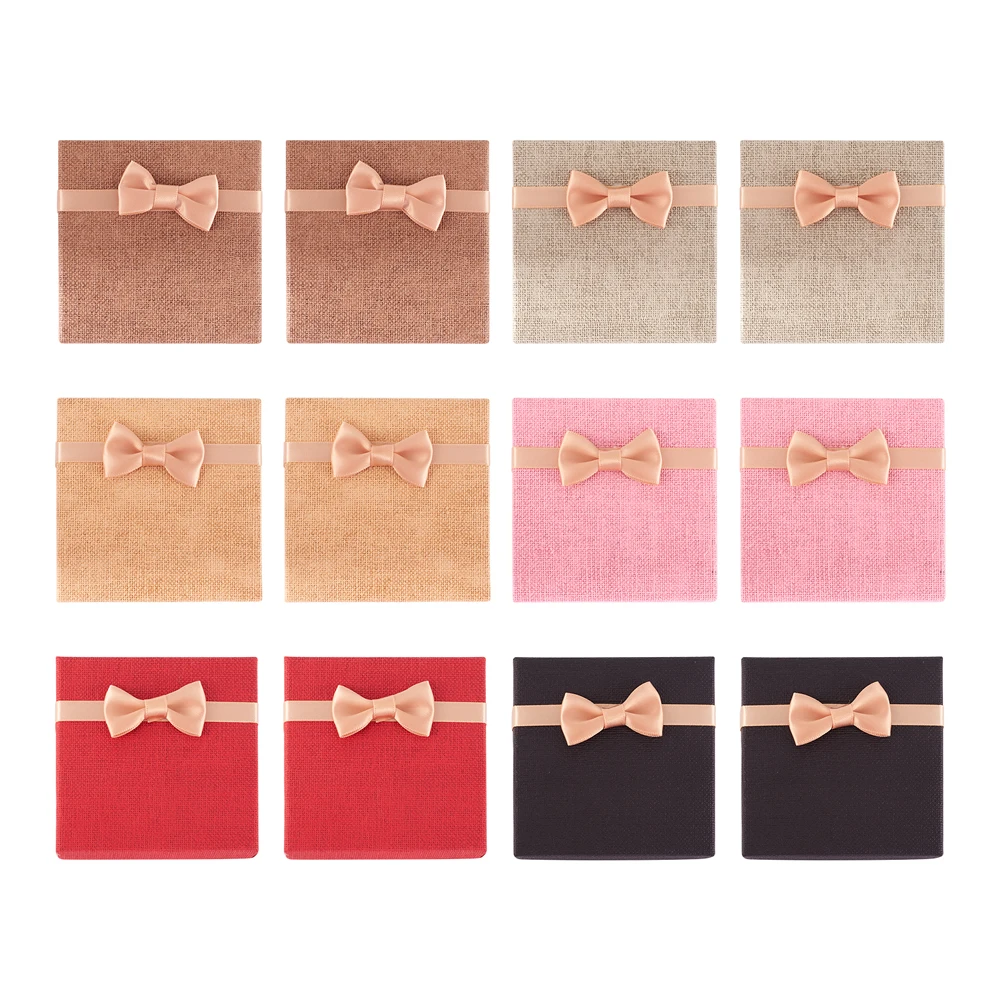 Es Jewelry Gifts Box For Pendant Necklaces Jewellery Display Packaging Paper Boxesrectangle/square Mix Color