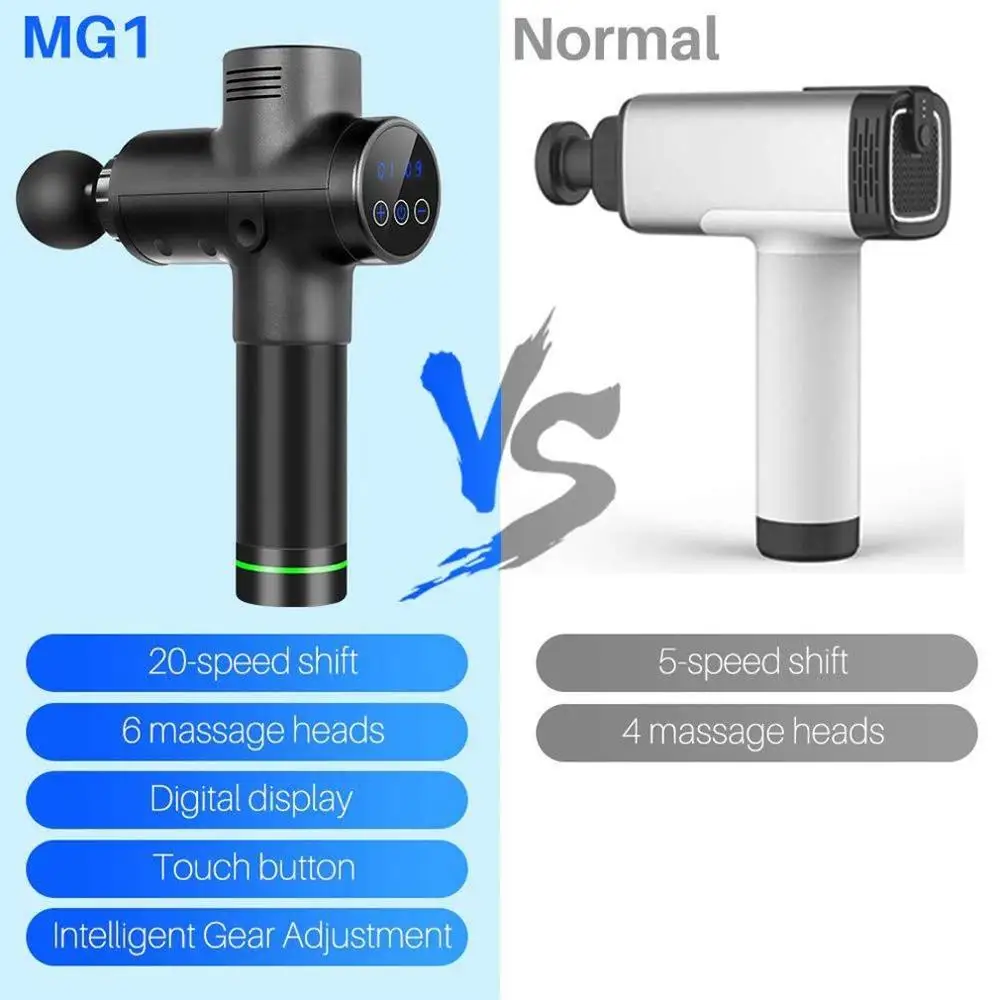 Массажер глубокой мышцы высокой частоты для фасции, лечение боли в теле, тренировка, расслабление, похудение, формирование.