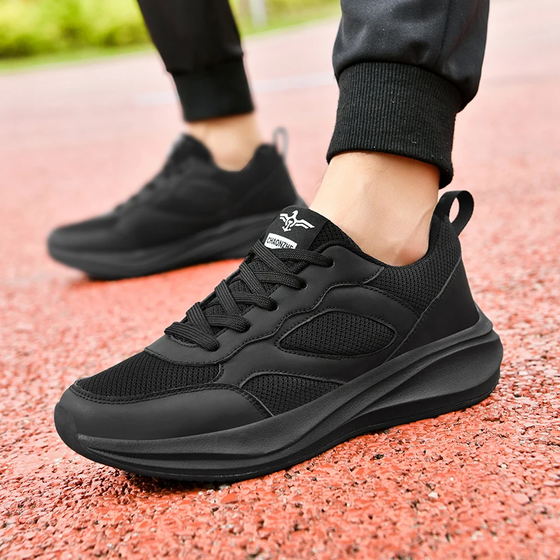 Мужские повседневные кроссовки модные дышащие мужские тренировочные