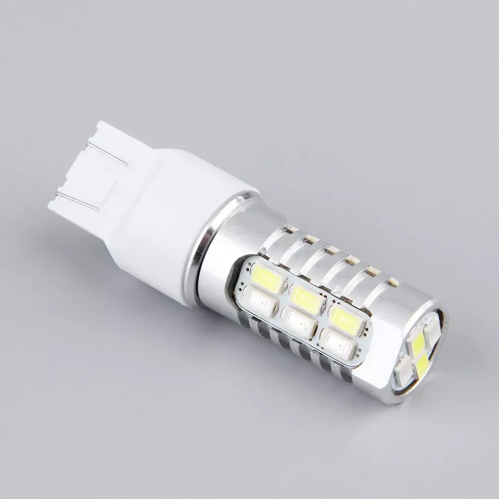 

High Quality T20 7443 22SMD Dual Color Switchback Turn Signal LED Light Bulb White/Amber .Turn Signal LED Light