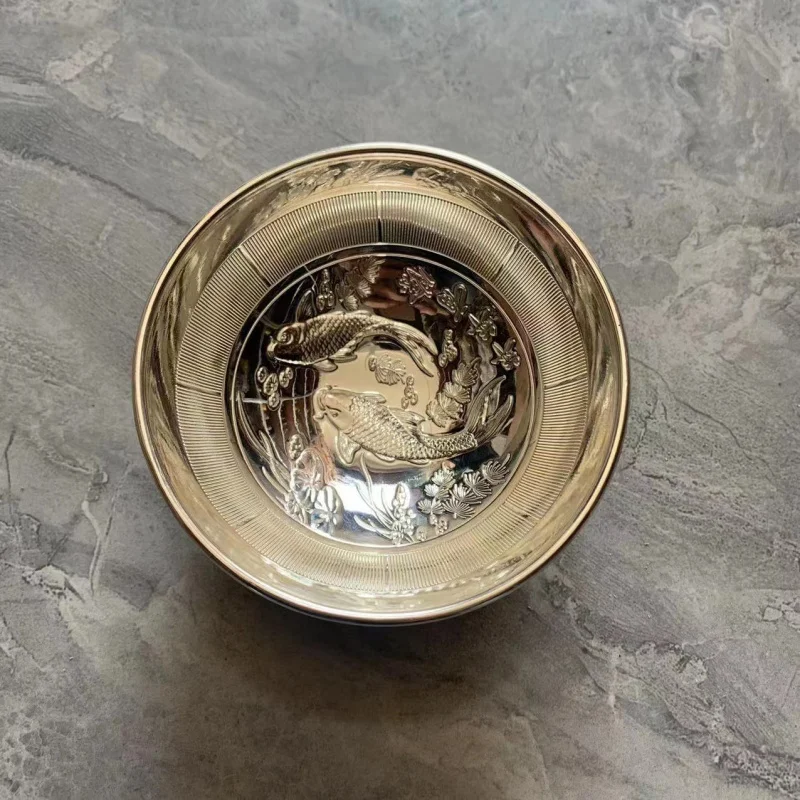 Антикварная тарелка пепельница украшение для дома ежегодно цветы цветут на дне