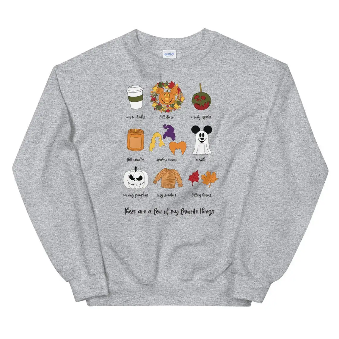 

Halloween Print Loose Long Sleeve Sweatshirt