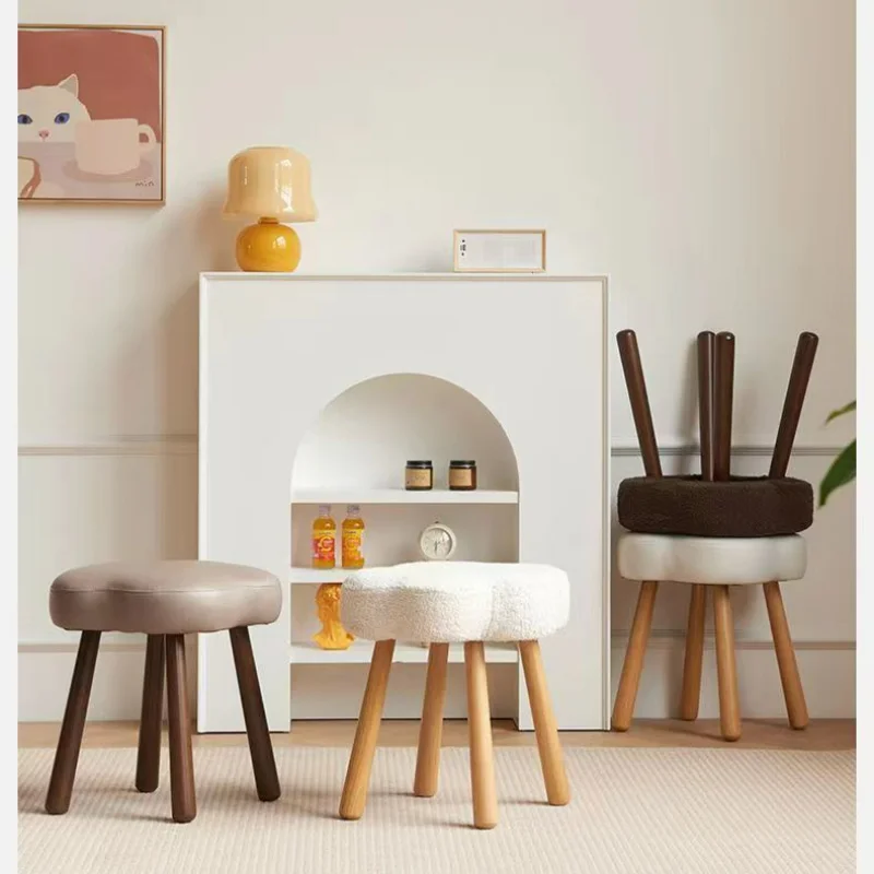 Облачная скамейка для макияжа креативный туалетный стул из овечьего флиса