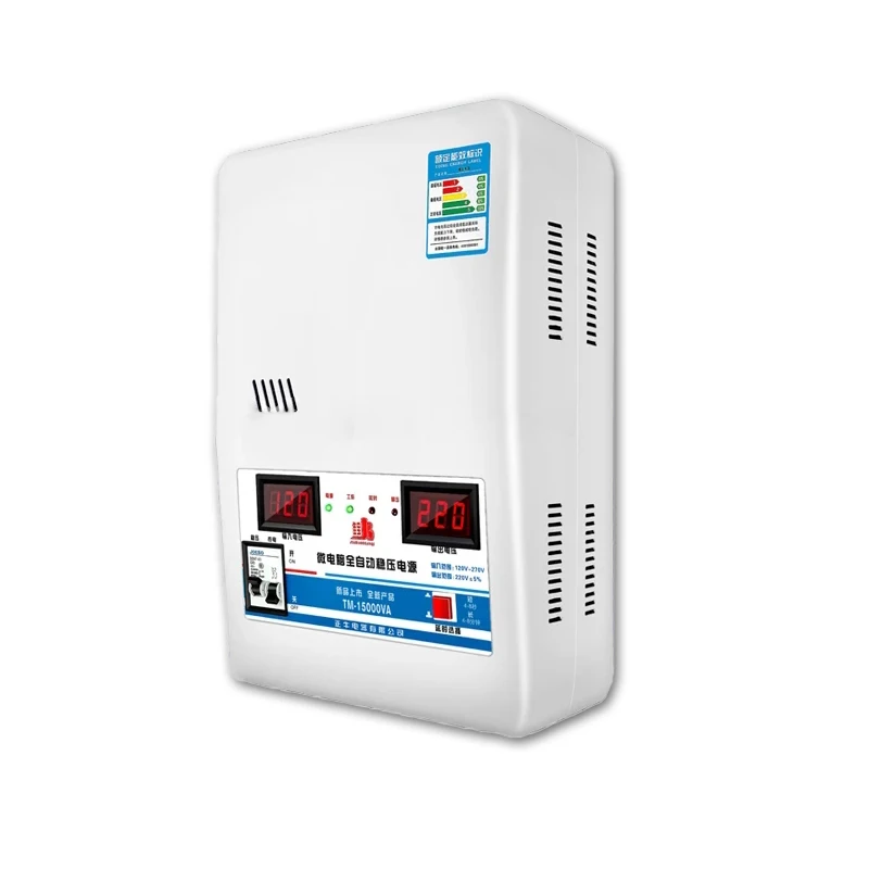 

220V 15000W Automatic Household Ultra Low Voltage Power Supply Regulator Automatic Voltage Stabilizer