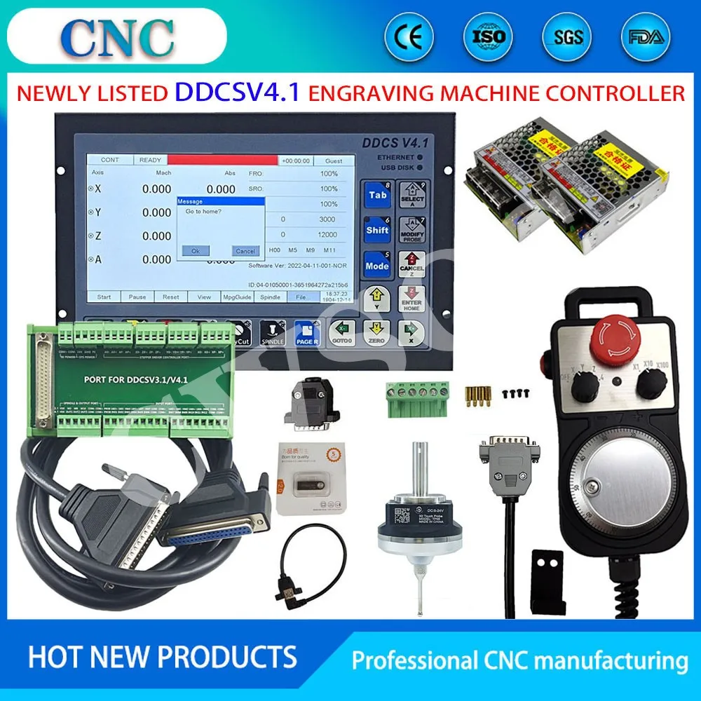 Новинка DDCSV4.1 набор контроллеров CNC 3-осевая 4-осевая автономная система движения 3D