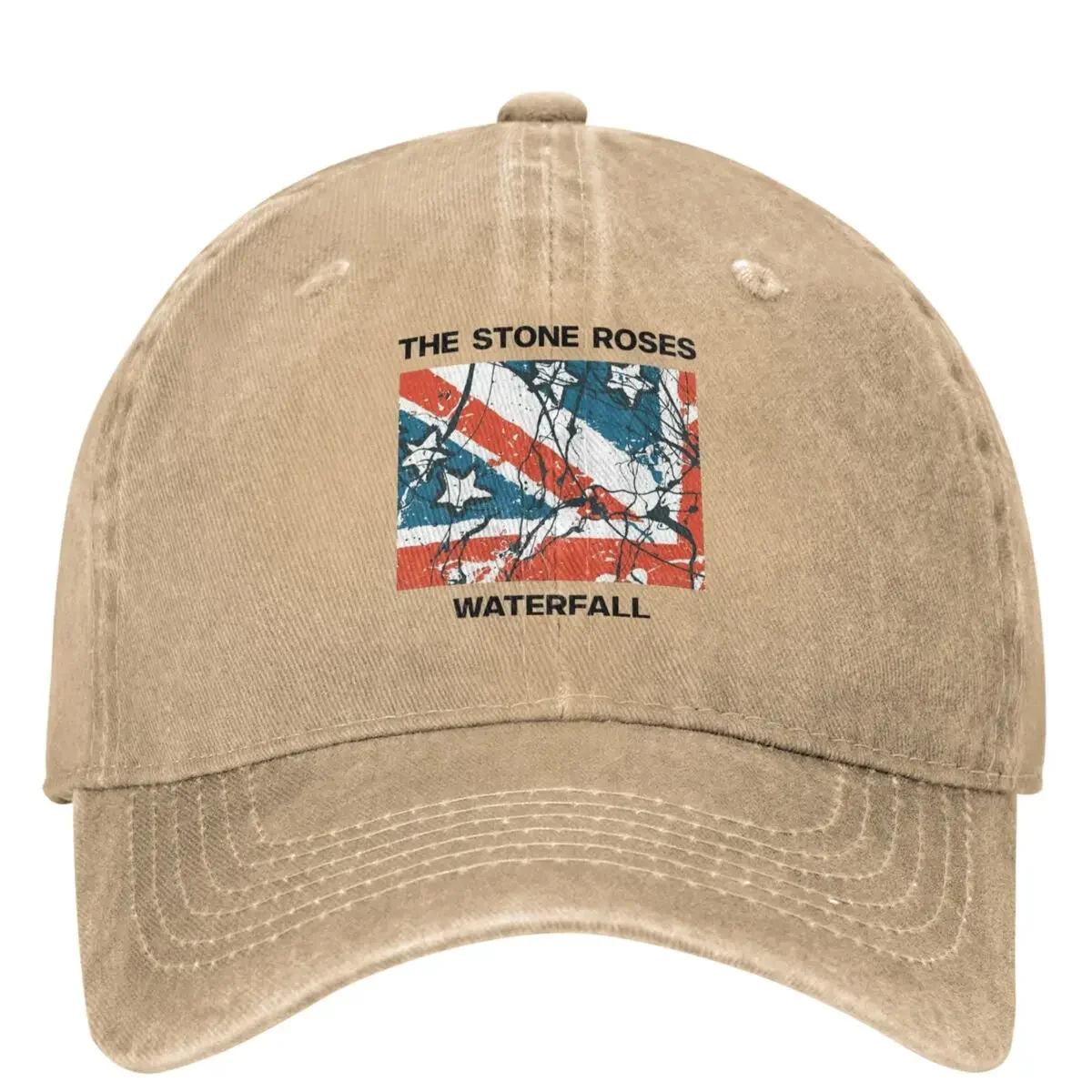 Stone Roses WATERFALL Denim Baseball Cap Hunting Camping Trucker Dad Hat Summer Men Adult Vintage Sun-Proof Snapback