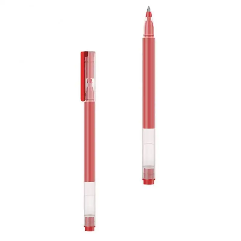 

10Pcs/Set Gel Pens Refill Set Black Red ink ballpoint pen Bullet tip 0.5mm journal writing school supplies Stationery