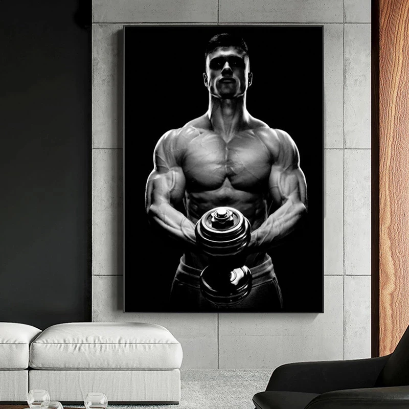 Картины на холсте с изображением сексуального мужчины бодибилдинга фитнеса