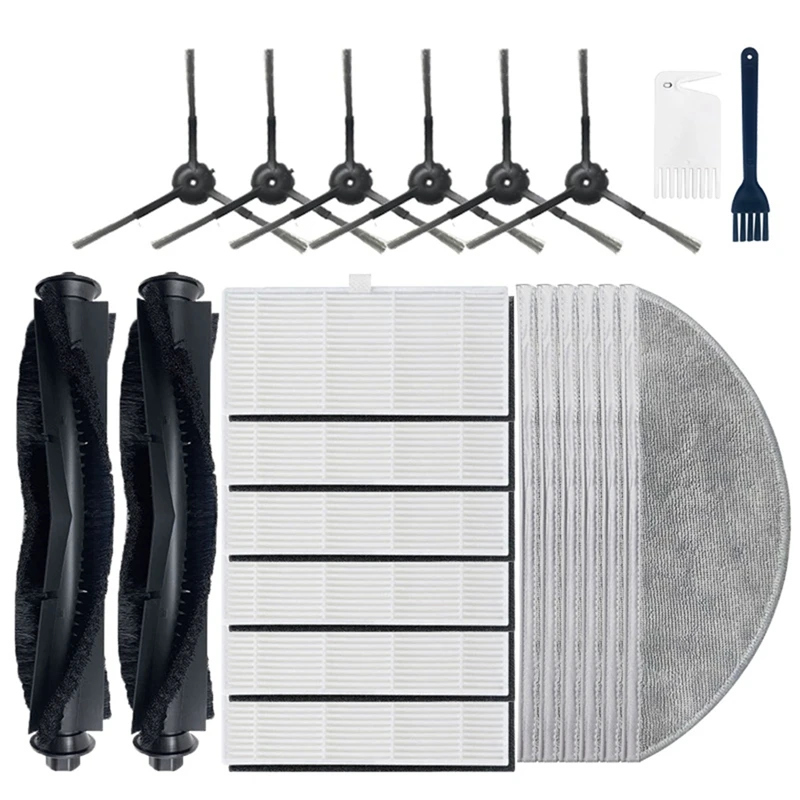 

Promotion!Main Brush HEPA Filter Side Brush Mop Cloths Replacement Kit For Xiaomi Mijia Lydsto R1 Robot Vacuum Cleaner