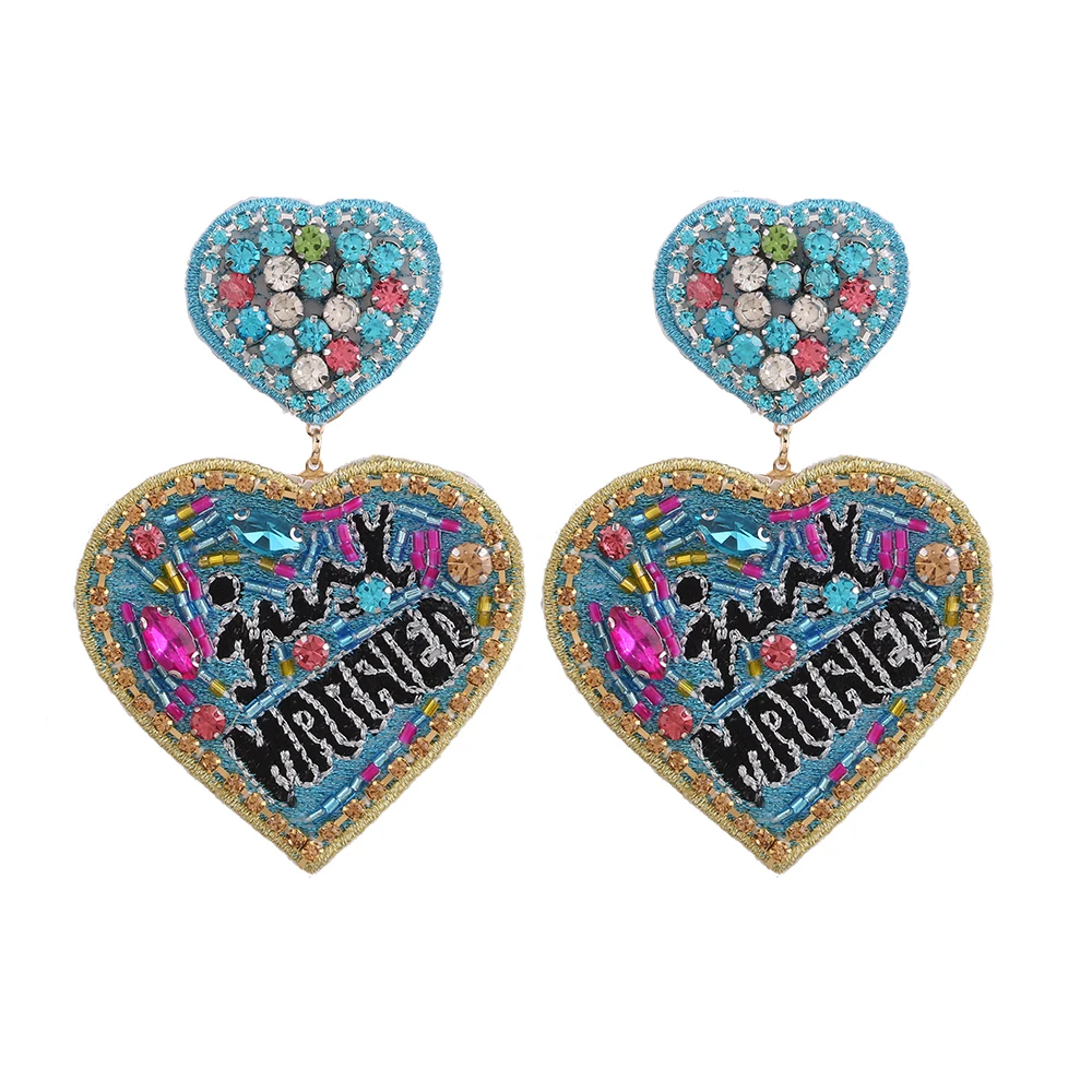 

Женские серьги-подвески с бусинами, большие серьги ручной работы в богемном стиле, массивное ювелирное украшение, подарок