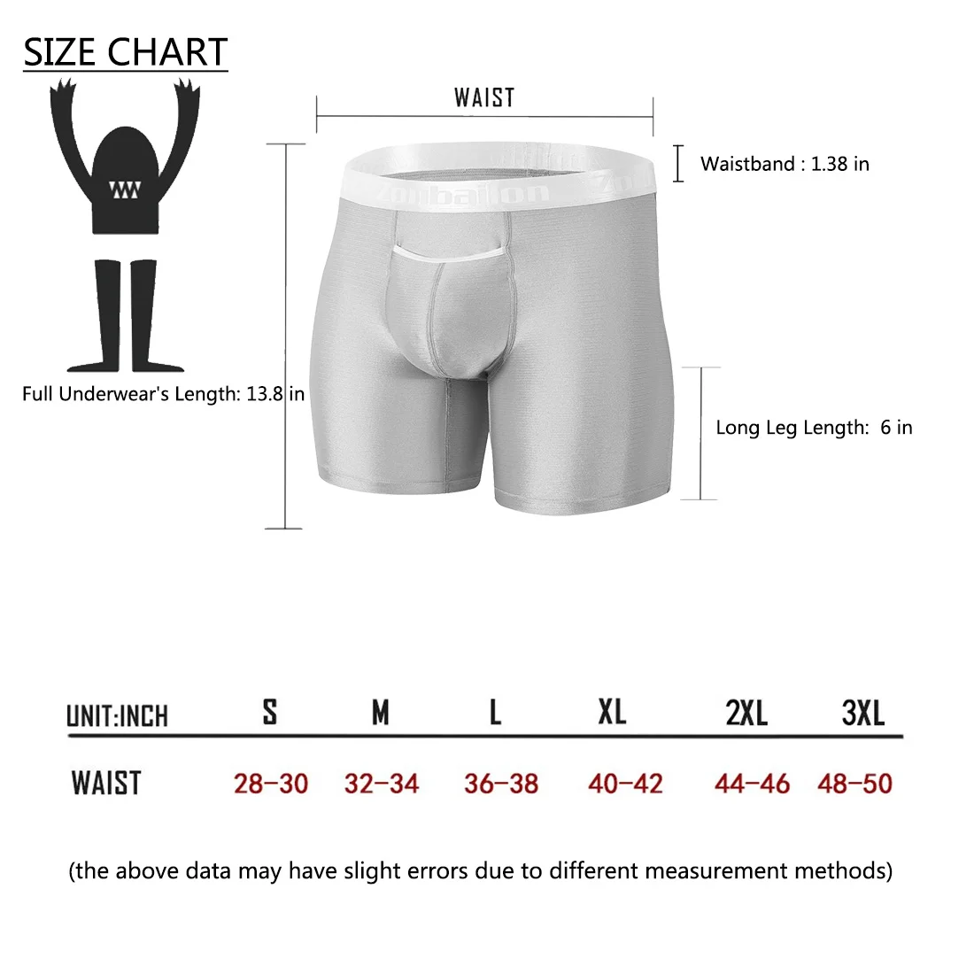 Men's Regular Long Leg Boxing Pants Soft Ball Pouch Comfortable Nylon Men Boxer Underwear Male Panties