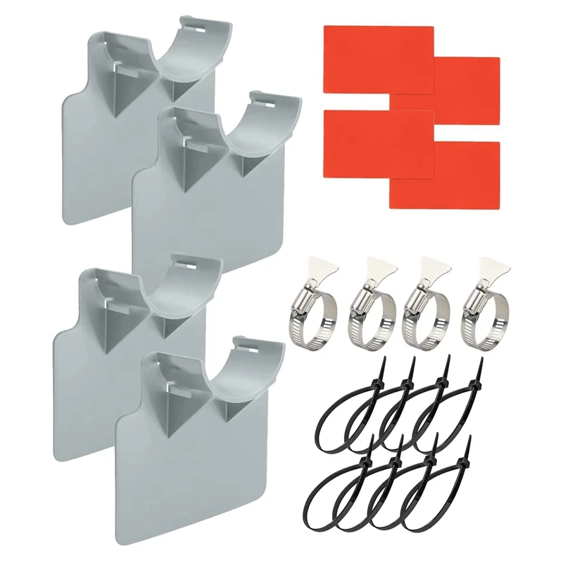 

New-4Pack Swimming Pool Pipe Holders,Pool Hoses For Above Ground Pool,Designed To For On Intex Pool,Preventing Pipes Sagging