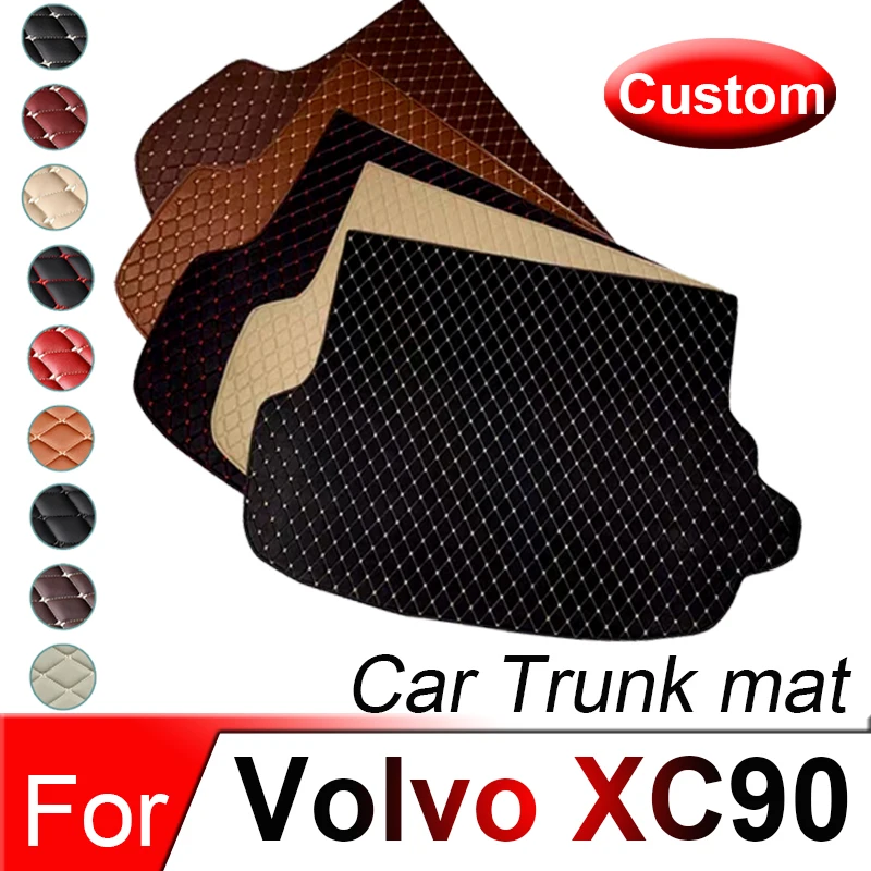 Коврик для багажника автомобиля Volvo XC90, пять сидений, 2015, 2016, 2017, 2018, 2019, 2020, 2021