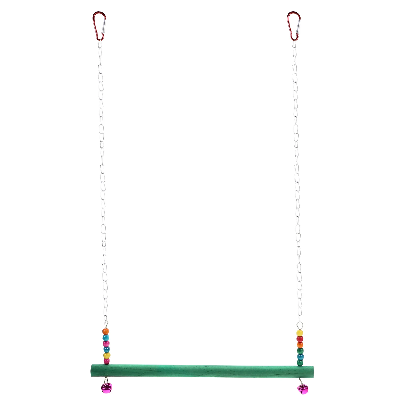 

Pet Swing Toys Chicken Rooster Ladder Hanging Striped Bass Iron Hen Stand Plaything