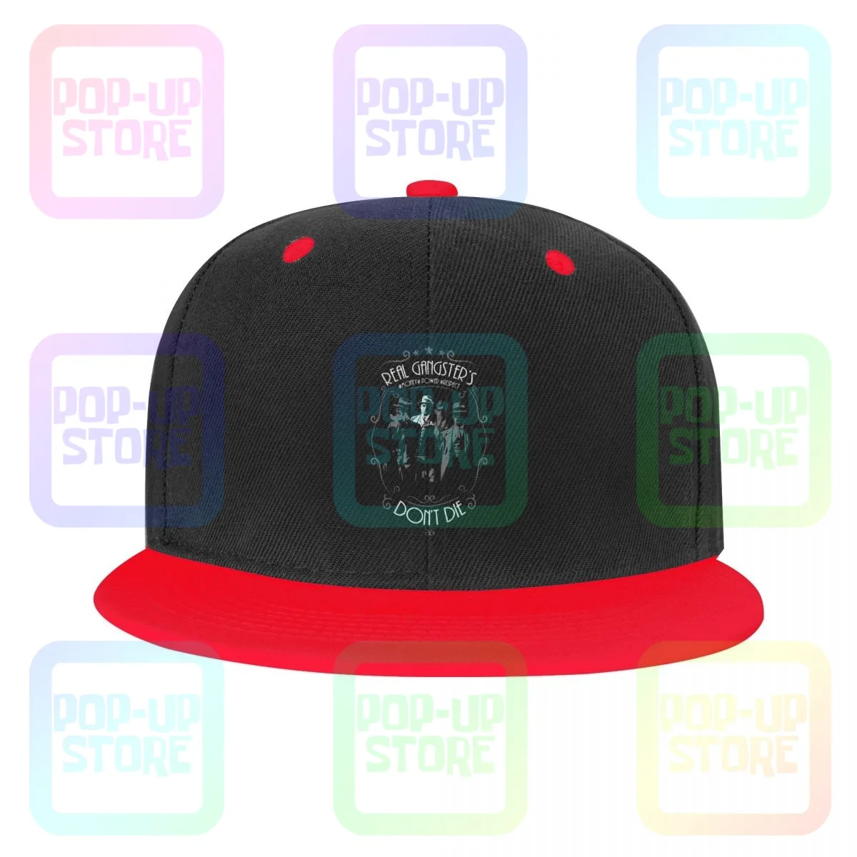 Фото Al Cap one gangmoney Power Usa Chicago Scarface, Снэпбэк Кепка мафии, красочная бейсболка s Vtg Sports №2