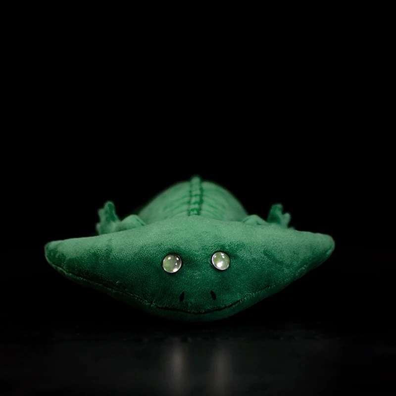 Фото Милая Diplocaulus, мягкая плюшевая игрушка, реалистичная имитация, оригинальная палеонтическая серия, модель животного, кукла, детский подарок Audlt №3