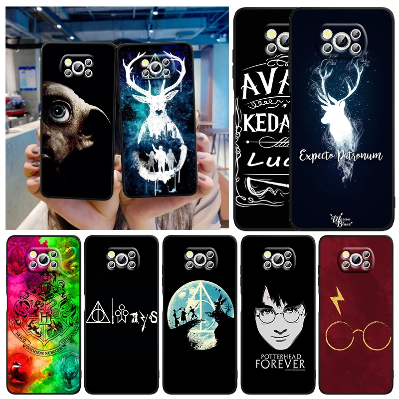 

Cartoon Potters Cool Harries Phone Case For Xiaomi Mi Poco X4 X3 NFC F4 F3 GT M5 M5s M4 M3 Pro C40 C3 5G Silicone Black Cover