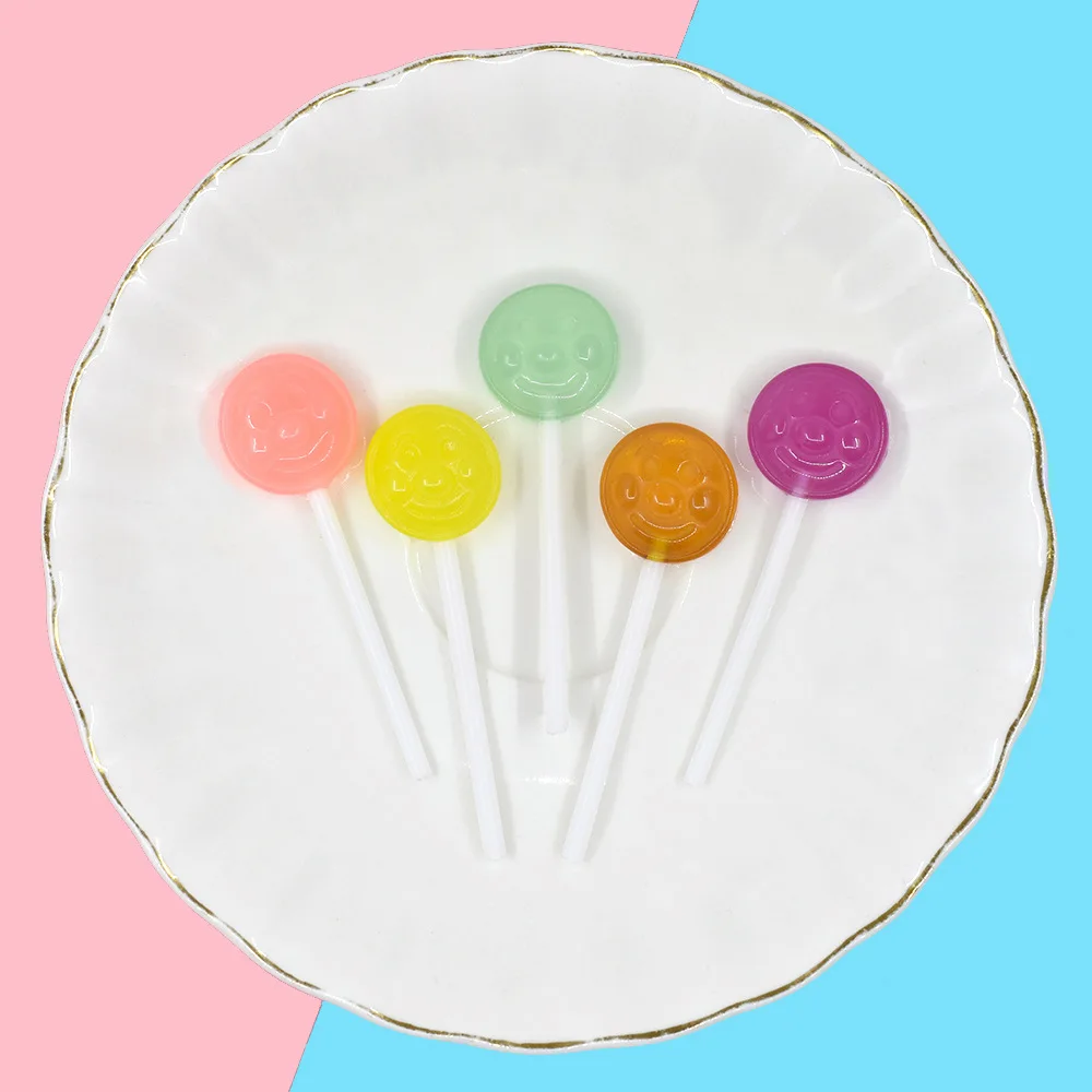 

10pcs Resin Flatback Lollipop Items Scrapbooking Miniatures Embellishment Flatback Craft Supplies Diy Phone Accessories Cabochon