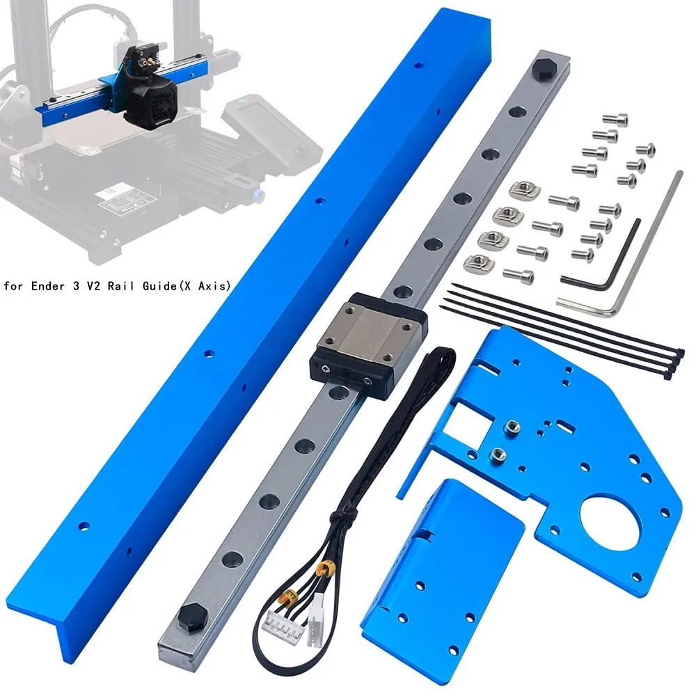 2PCS/Set Part High Precision Upgrade Linear Rail Kit Y-Axis 