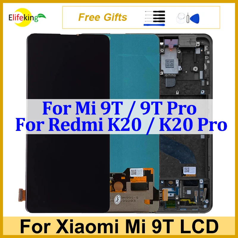 ЖК-дисплей 6,39 дюйма для Xiaomi 9T Mi 9T Pro, сенсорный экран для Redmi K20 K20 Pro, сенсорная панель, дигитайзер в сборе, замена, ремонт