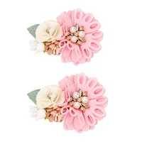 2pcs cute new childrens simulation flowers hairpins simple hair clips hairpins baby girl accessories for kids