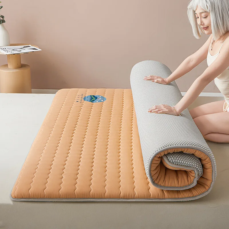 

Bed Floor Mattress Mat Single Double Tatami Mattress Soft Comfortable Folding Mattress Topper Sleeping Pad King Size Summer Mat