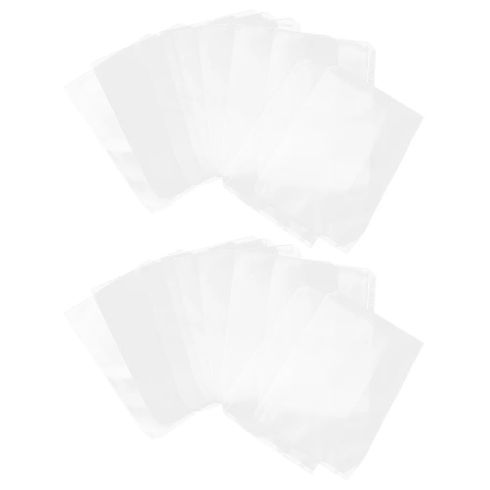 

20 Pcs A5 Loose-leaf Storage Bag Office Binders Multifunctional Protectors Student Binder Pvc Document Office Inserts
