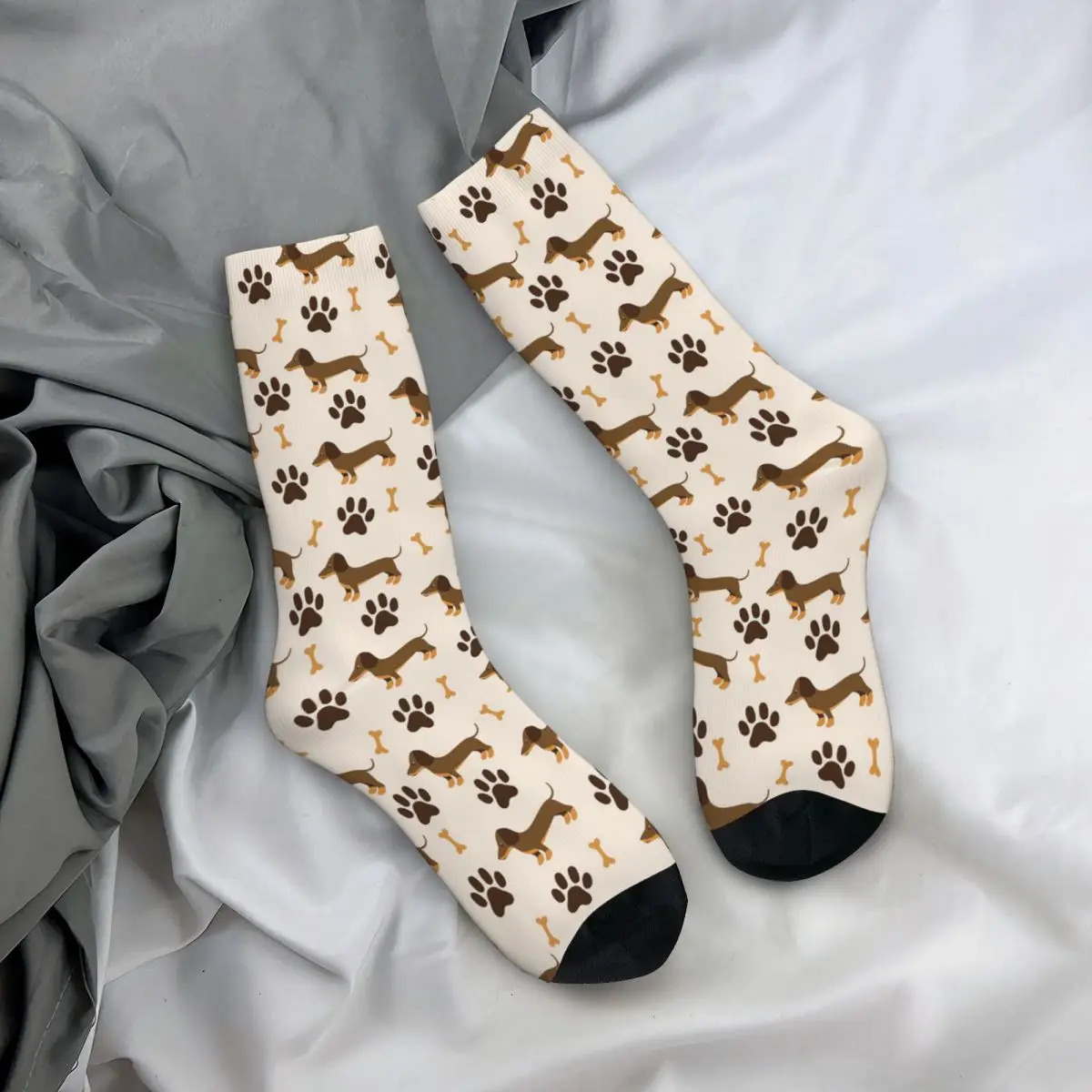 Seamless Pattern Dachshund Adult Socks,Unisex socks,men Socks women Socks