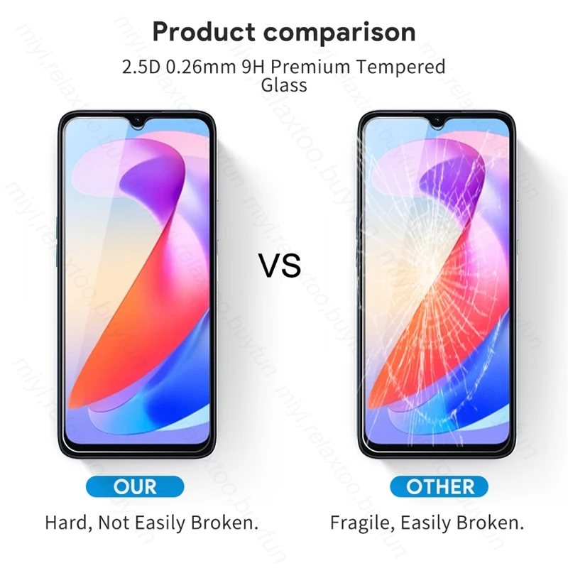 4 шт., Защитное стекло для honor x6a honorx6a 4g (art.: 3920c2b403241) - 3920c2b403241