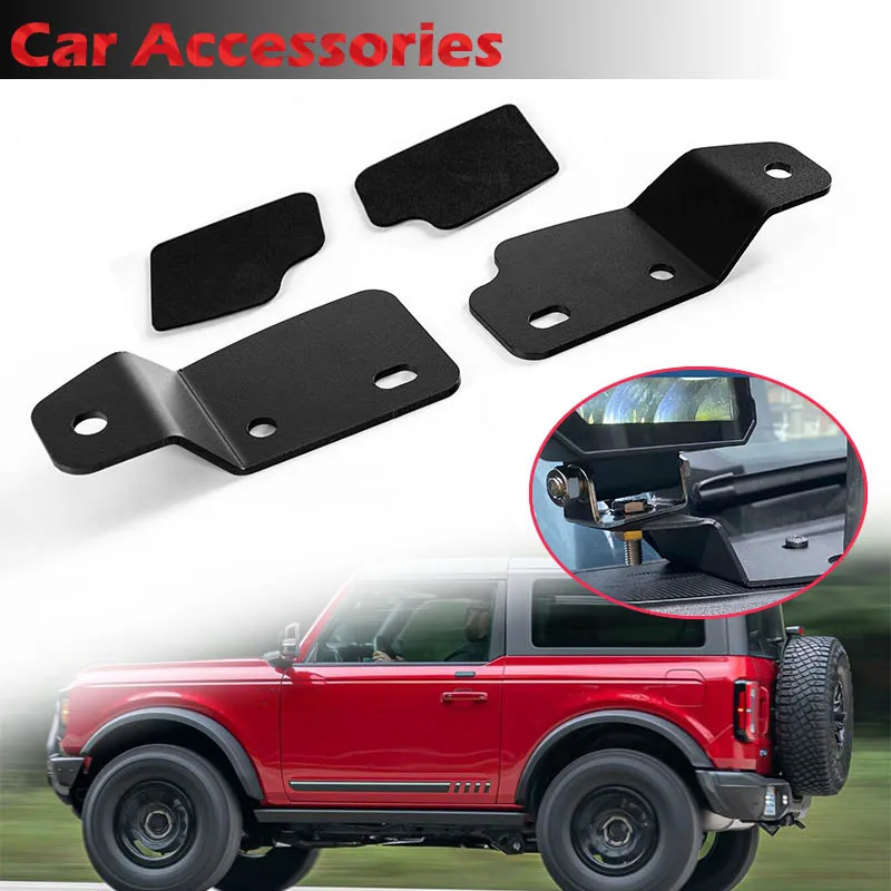 

Rhyming A-Pillar LED Ditch Light Bar Mounting Brackets Lower Windshield Hinge Working Pod Mounts Fit For Ford Bronco 2021 2022