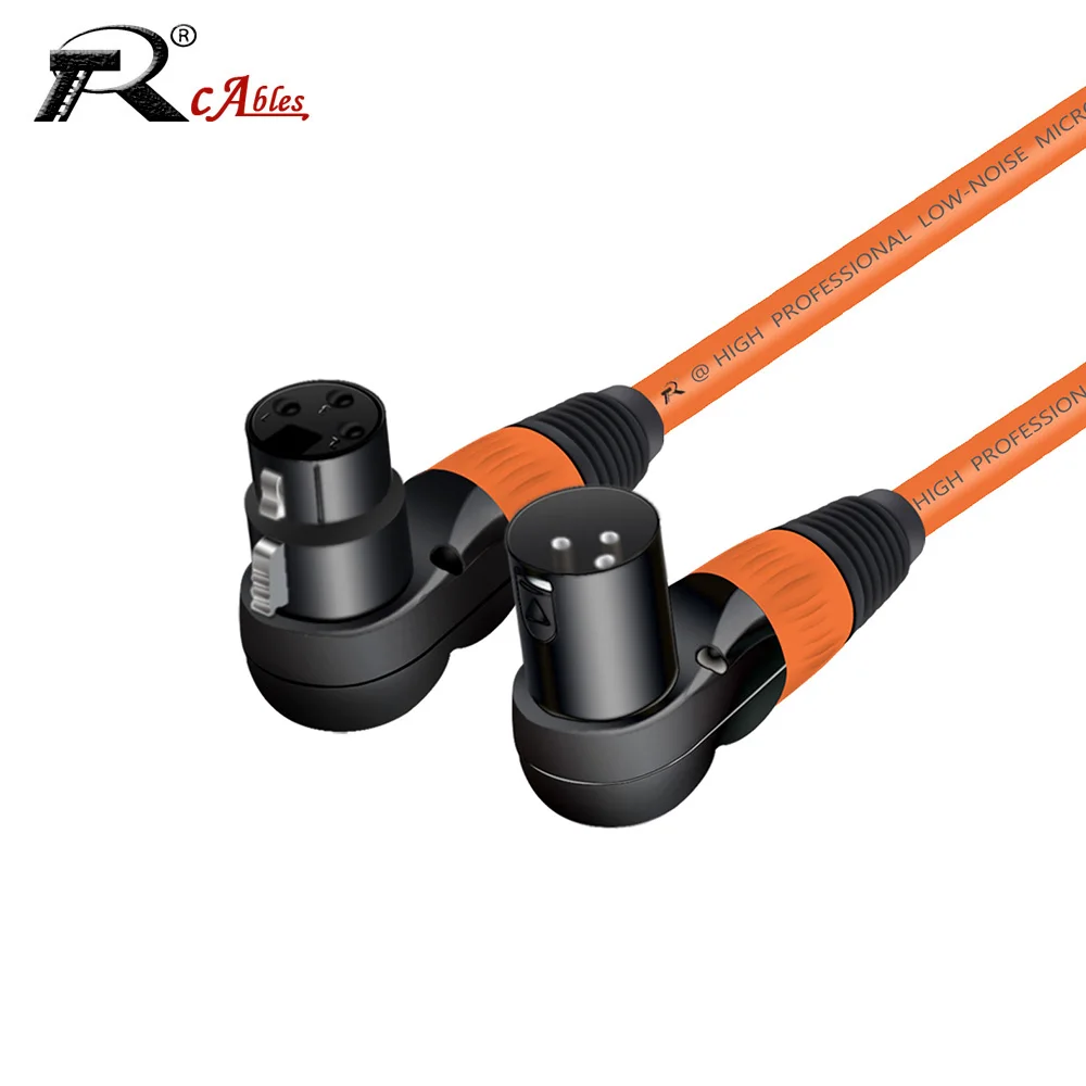 Прямоугольный кабель 3Pin XLR Папа-мама удлинитель для аудиоинтерфейса или микшера