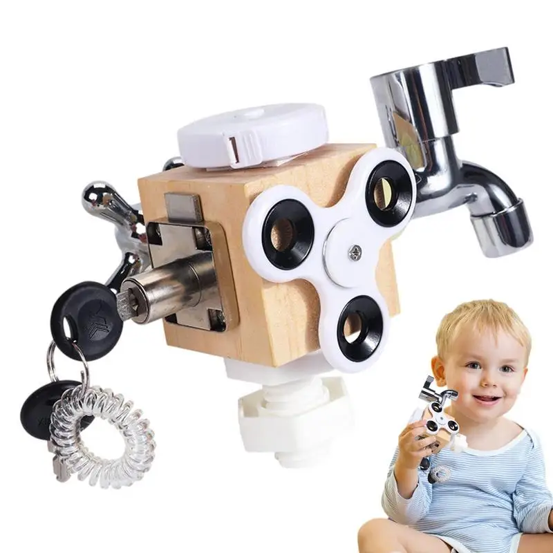 

Занятый куб занятый куб сенсорные игрушки для детей малышей путешествия куб игрушки для самолета поездки обучающие игрушки