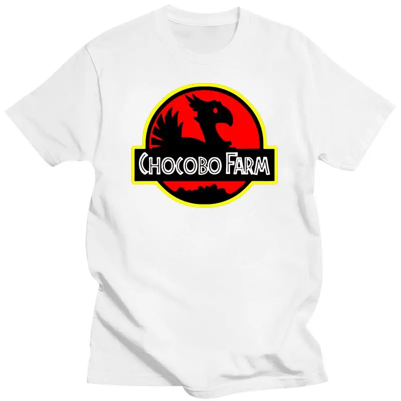 

Мужская одежда Zoko Apparel, Мужская футболка Chocobo Farm финальная Фэнтези парка (м черный)