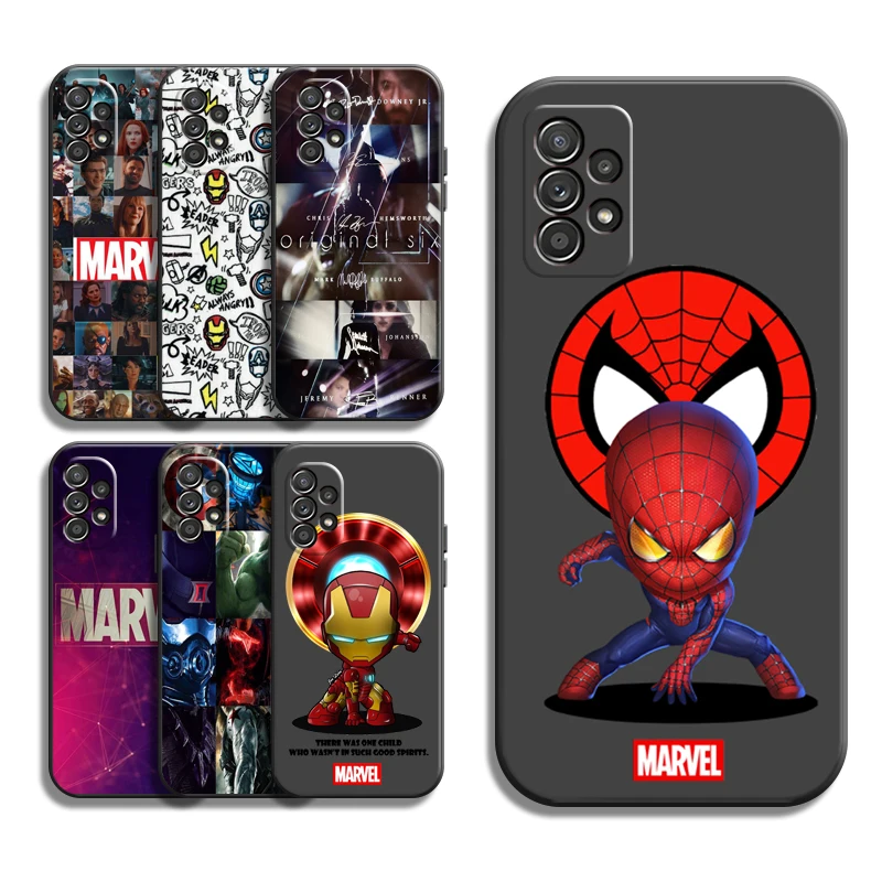 

Marvel Avengers Phone Cases For Samsung Galaxy S20 FE S20 Lite S8 Plus S9 Plus S10 S10E S10 Lite M11 M12 Soft TPU Funda Carcasa