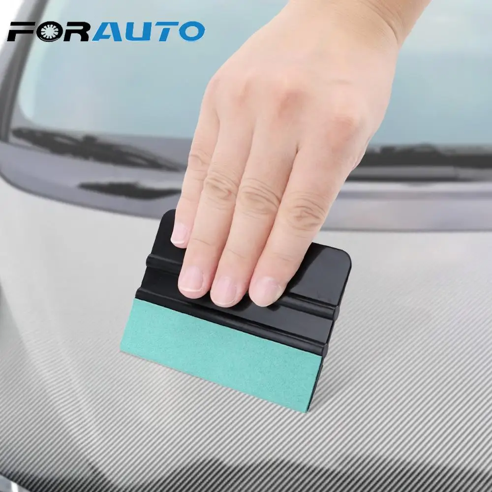 

3pcs Carbon Fiber Vinyl Squeegee Car Tools No Scratch Suede Felt Wrapping Scraper Sticker Film Window Tint Tool