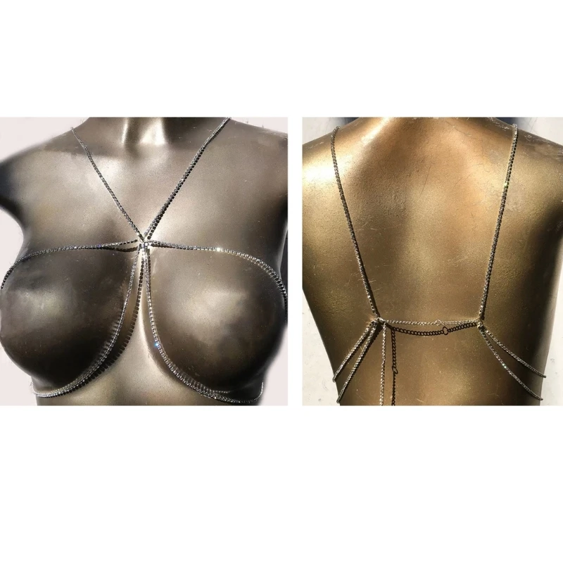 

braChain Bikinis BraChain Chest Bracket BraChain Chest Chain Necklace