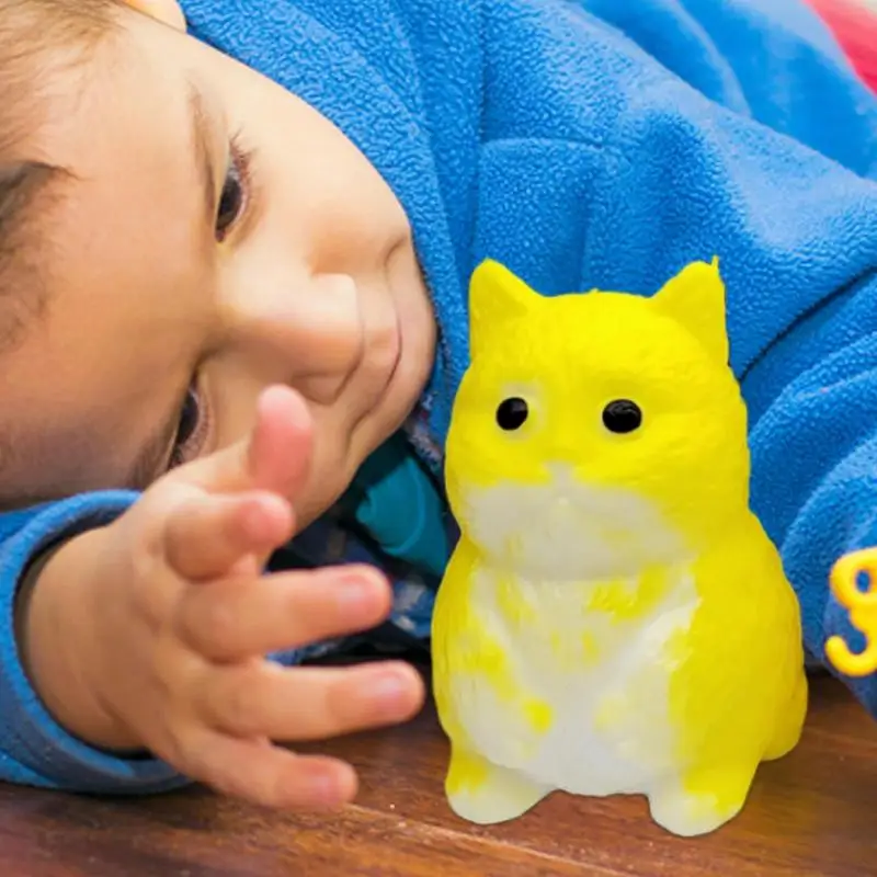 Игрушки для снятия стресса с кошками забавные эластичные игрушки животными