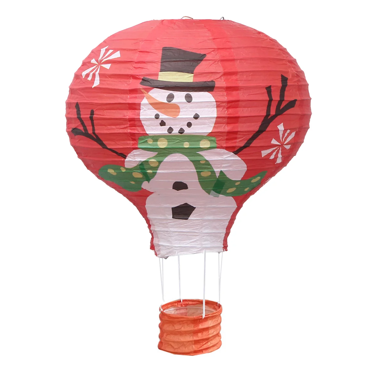 

Paper Lantern Hanging Balloon Lanterns Hot Air Christmas Santa Claus Decor Roundwinter