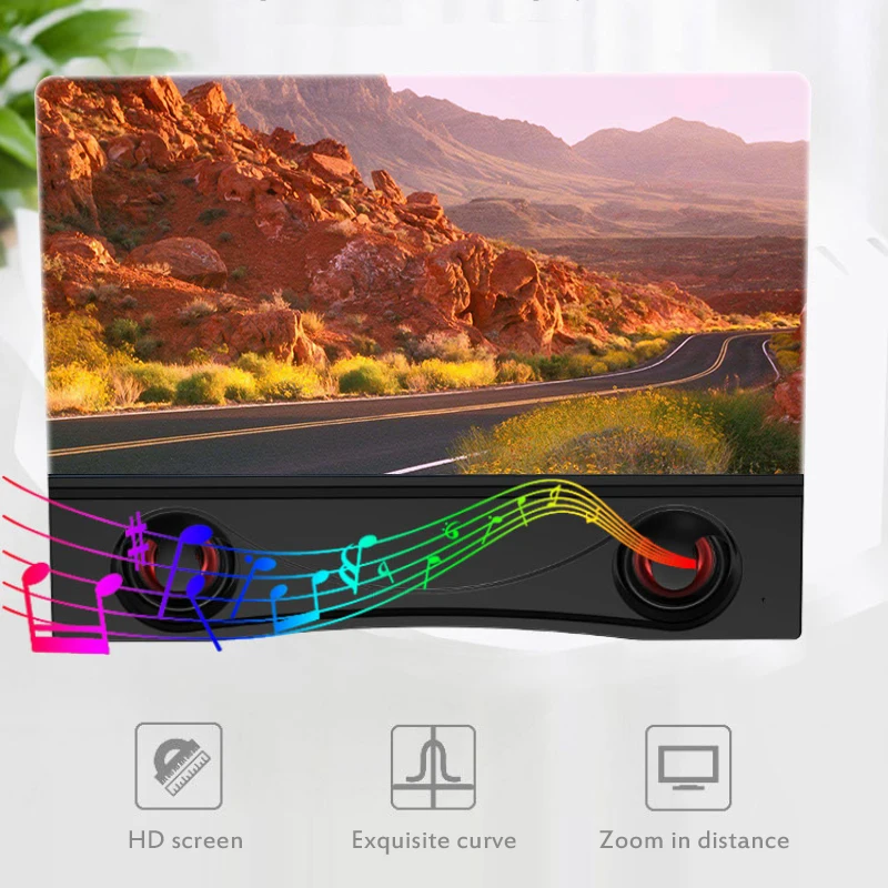 

Видеоусилитель 251x215x32 мм с динамиком, оптическая технология увеличения, избегает зрительной усталости, не требует батареек, акрил