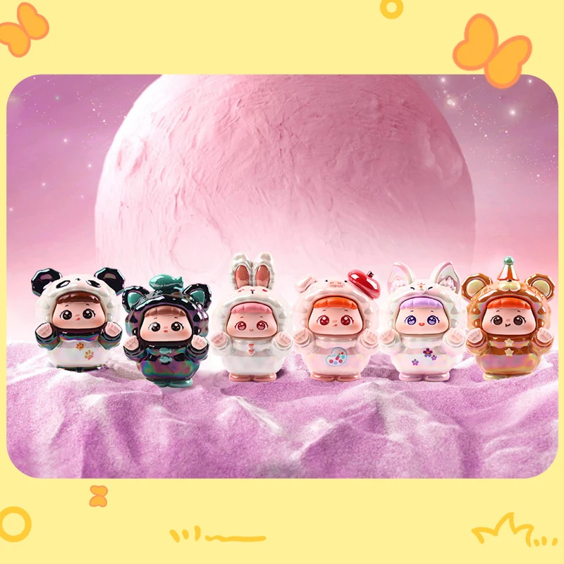 Новая милая и модная кукла-олень Q-Version Little Naughty Hug Me Serie Blind Box Настольный орнамент