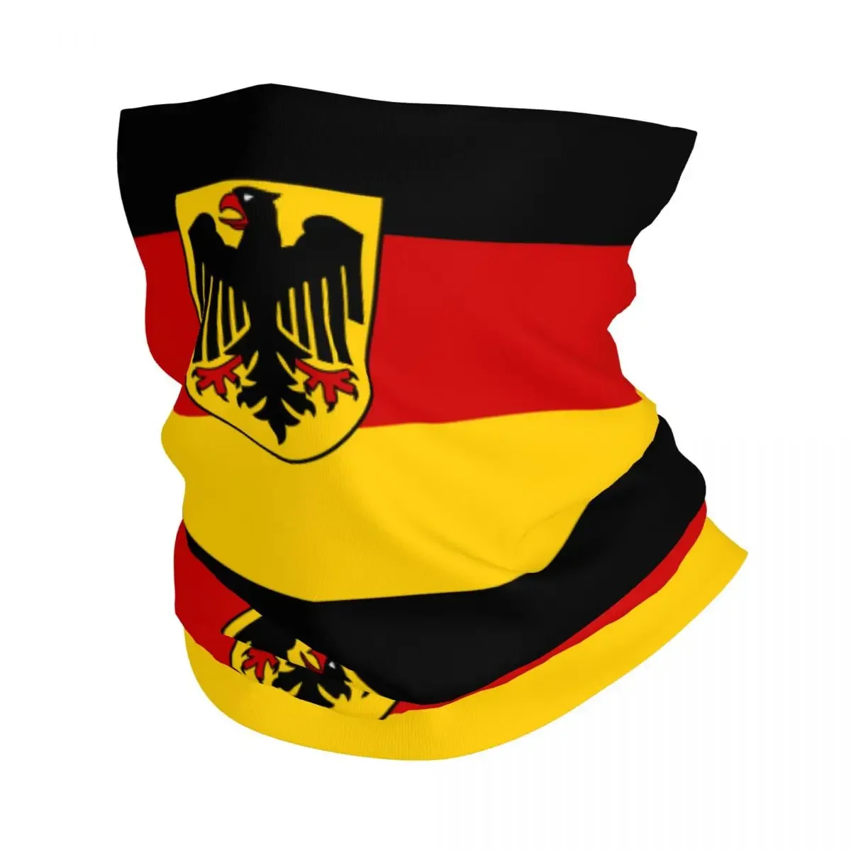

Germany Flag Bandana Neck Gaiter UV Protection Face Scarf Cover Men Women German Patriotic Headwear Tube Balaclava