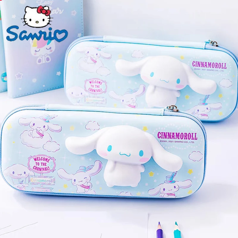 

Sanrio Cinnamoroll Kuromi Melody декомпрессионная коробка для канцелярских принадлежностей многофункциональные школьные принадлежности милый мультяшный детский карандаш