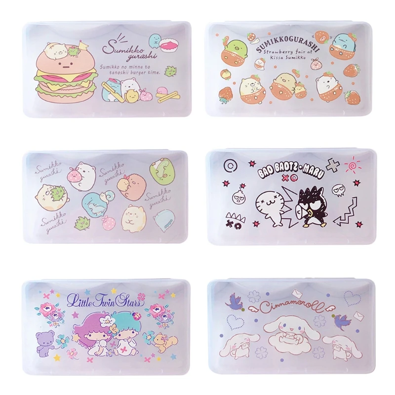 

Cartoon Portable Carrying for CASE for Disposable Masks Organizer Storage Clip B